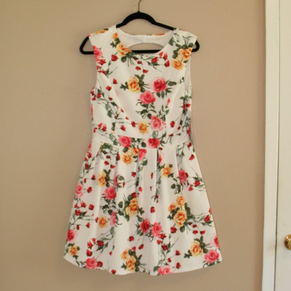 Emerald Sundae Size XL Classic, Reto Style Floral dress